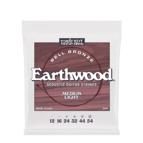 Ernie Ball 2346 Earthwood Bell Bronze Medium Light 012-054