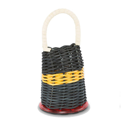 CAXIIX SMALL BLACK-YELLOW BAND & RED ENDS