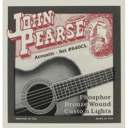 John Pearse 640CL Custom Light 12-55 Phosphor Bronze