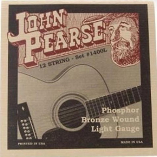 John Pearse 12-string 1400L Light  10-47 Phosphor Bronze 