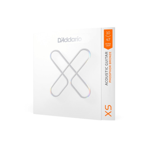D'addario XSAPB10-47 Phosphor Bronze Coated Acoustic Guitar Strings